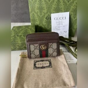 Gucci Ophidia GG Card Case Wallet